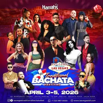 Las Vegas Traditional Bachata Festival 2026 – bachata festival in Las Vegas, Nv 89109