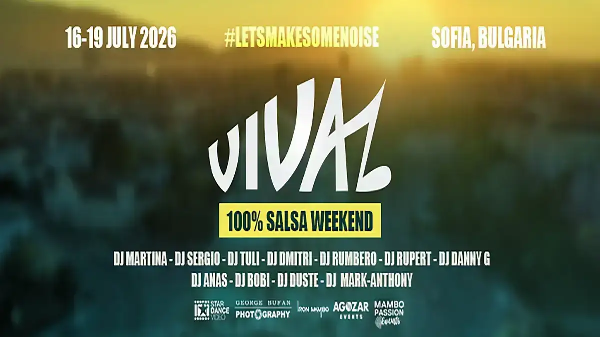 Vivaz 100% Salsa Weekend 2026-2nd Edition – salsa festival in Sofia, Bulgaria