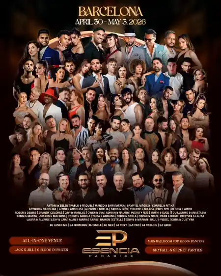Esencia Paradise 2026 Bachata Festival – Bachata festival in Barcelona, Spain