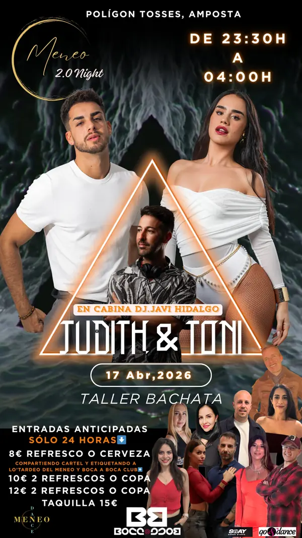 MENEO 2.0 NIGHT by BOCA A BOCA – bachata festival in Amposta, Spain