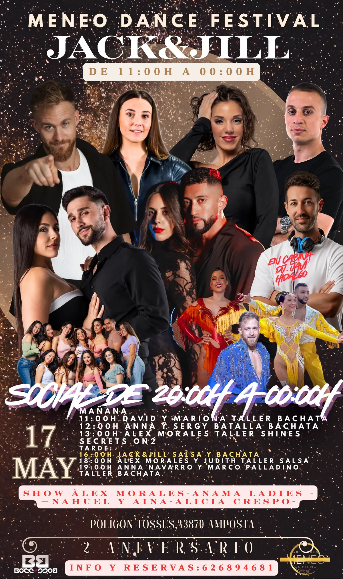 MENEO DANCE FESTIVAL 2o ANIVERSARIO – bachata festival in Amposta, Spain