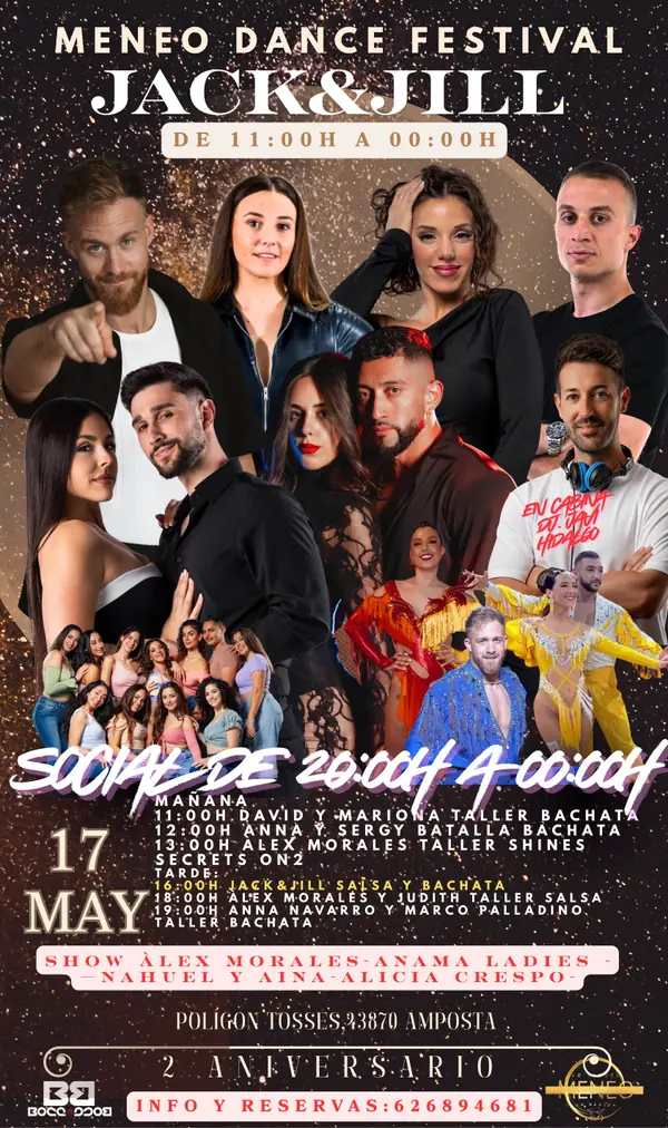 MENEO DANCE FESTIVAL 2o ANIVERSARIO – bachata festival in Amposta, Spain