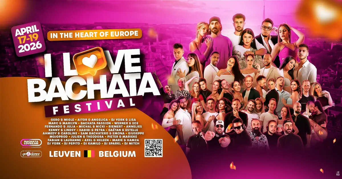 I LOVE BACHATA Festival 2026 – bachata festival in Leuven, Belgium
