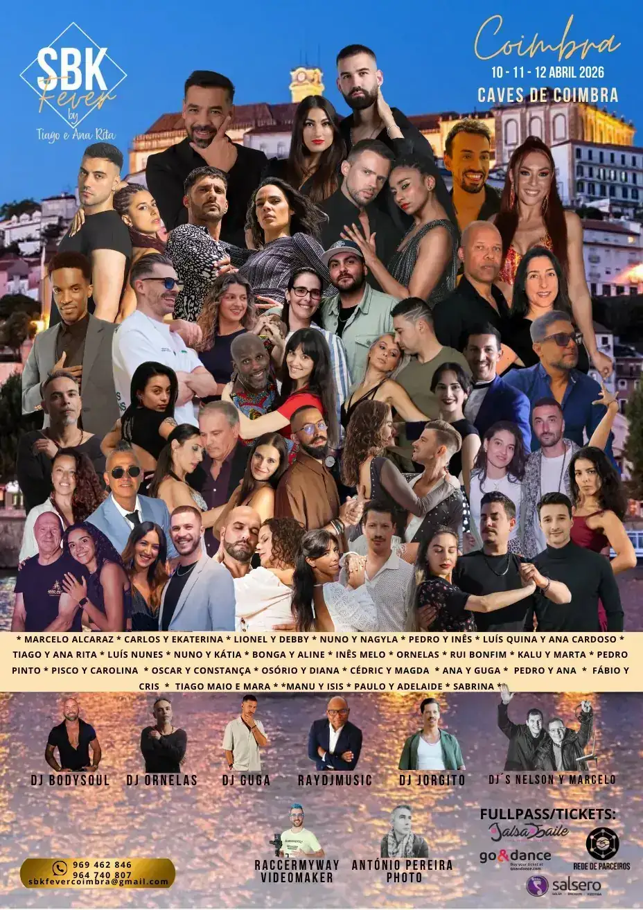 SBKFever Coimbra 2026 – bachata, kizomba, salsa festival in Coimbra, Portugal