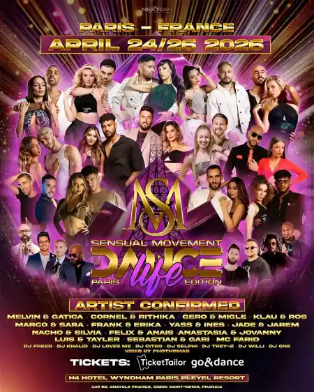 Paris SM Dance Life Festival 2026 – bachata festival in Saint-Denis, France