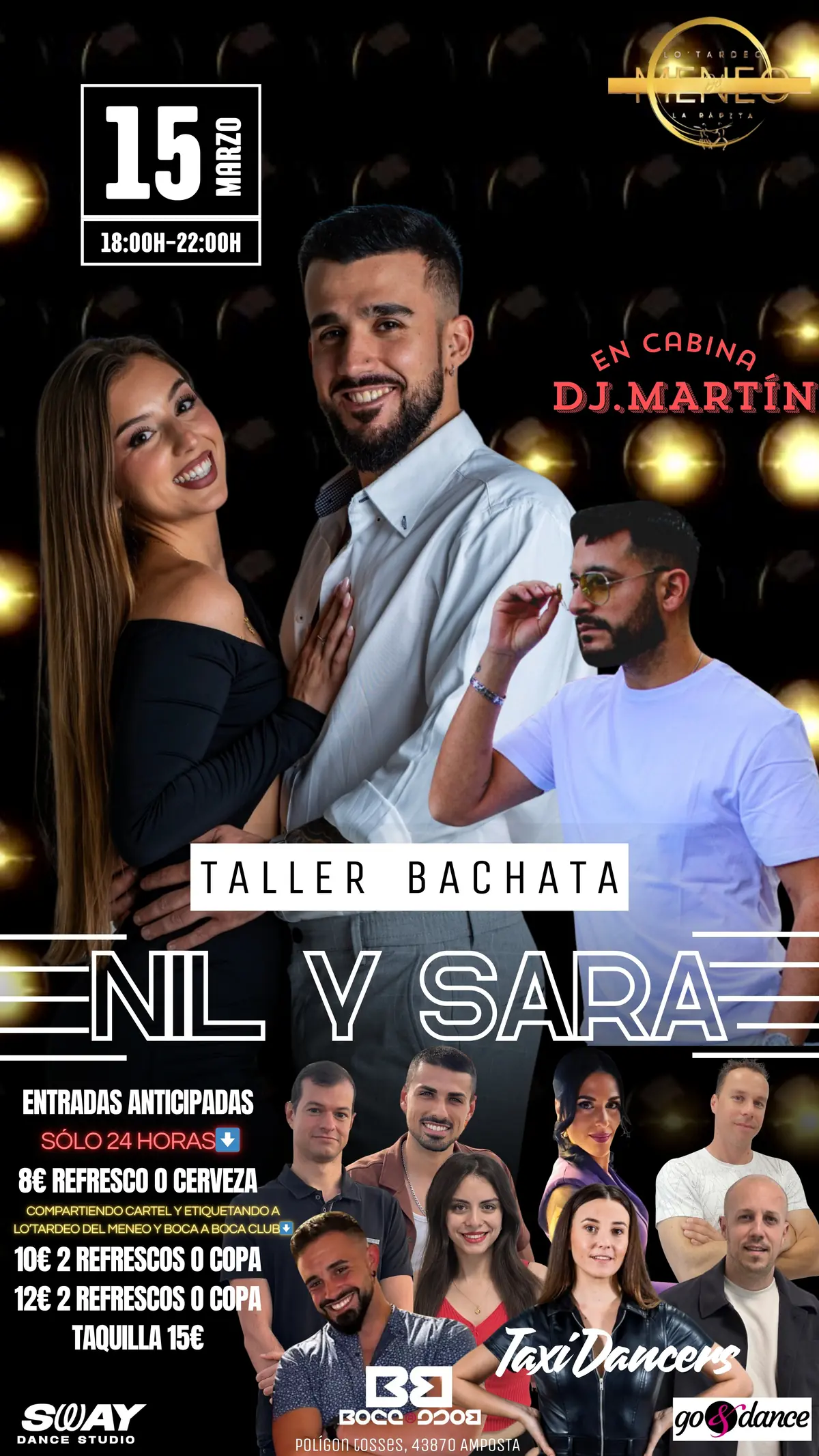 LO’TARDEO DEL MENEO by BOCA A BOCA – bachata festival in Amposta, Spain