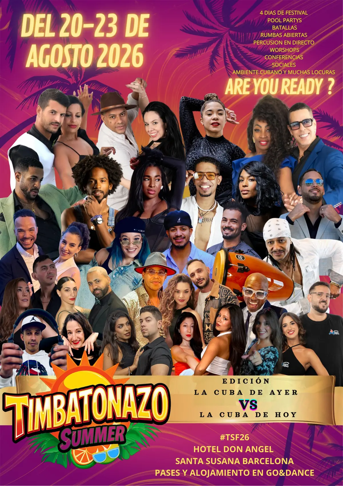 TIMBATONAZO SUMMER FESTIVAL 2026 – salsa festival in Santa Susanna, Spain