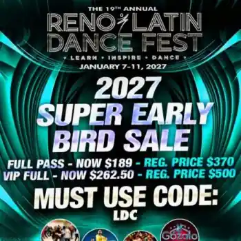 2027 Reno Latin Dance Fest – salsa, bachata, kizomba, zouk festival in Reno, Nv 89501