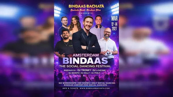 BINDAAS Bachata - THE Social Dancing Festival in Amsterdam 2027 – bachata festival in Amsterdam, Netherlands