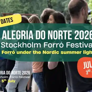 Alegria do Norte Stockholm 2026 – salsa, bachata, kizomba, zouk festival in Stockholm, Sweden