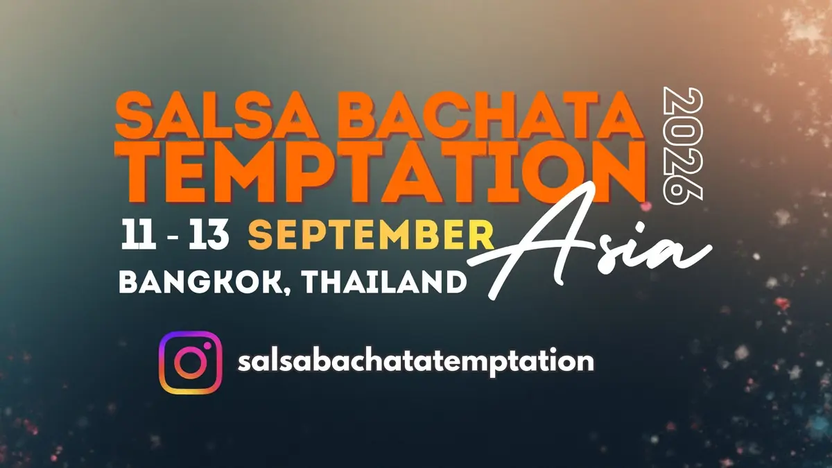 SALSA BACHATA TEMPTATION ASIA 2026 (SBTA) poster, bangkok