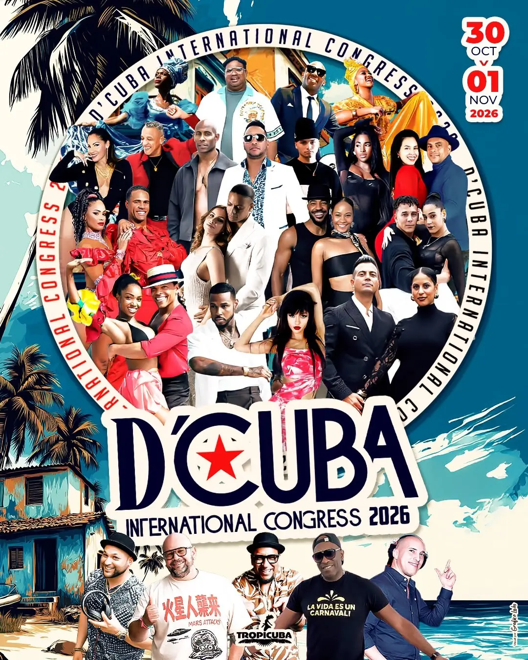 D'Cuba International Congress 2026 poster, Santa Susanna