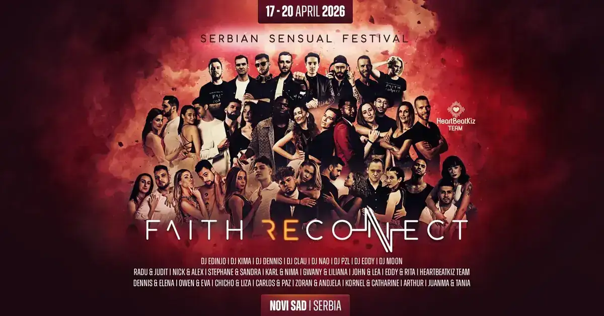Faith ReConnect Serbian Sensual Festival 2026 – bachata festival in Novi Sad, Serbia