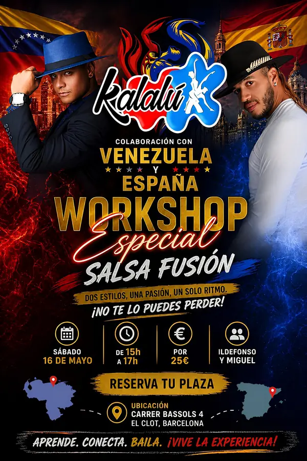 Salsa Fusion Workshop – salsa festival in Barcelona, Spain
