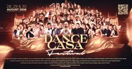 Dance Casa Festival 2026 – bachata, kizomba, salsa, zouk festival in Budapest, Hungary