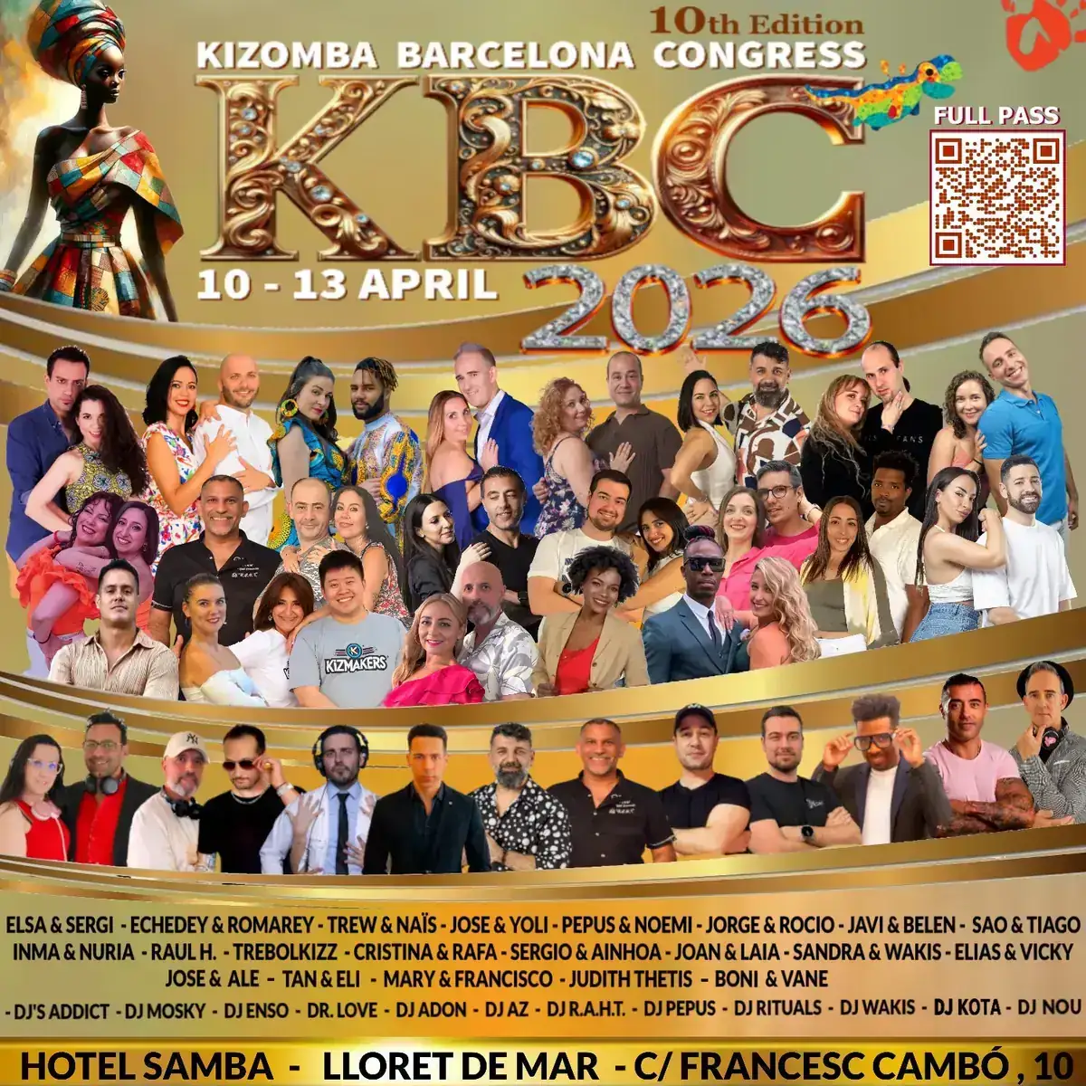 Kizomba Barcelona Congress 2026 – kizomba festival in Lloret de mar , Spain