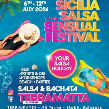 SICILIA SALSA SENSUAL FESTIVAL 2026 (12th Edition) – salsa, bachata, kizomba festival in 98021 Alì Terme ME, Italy
