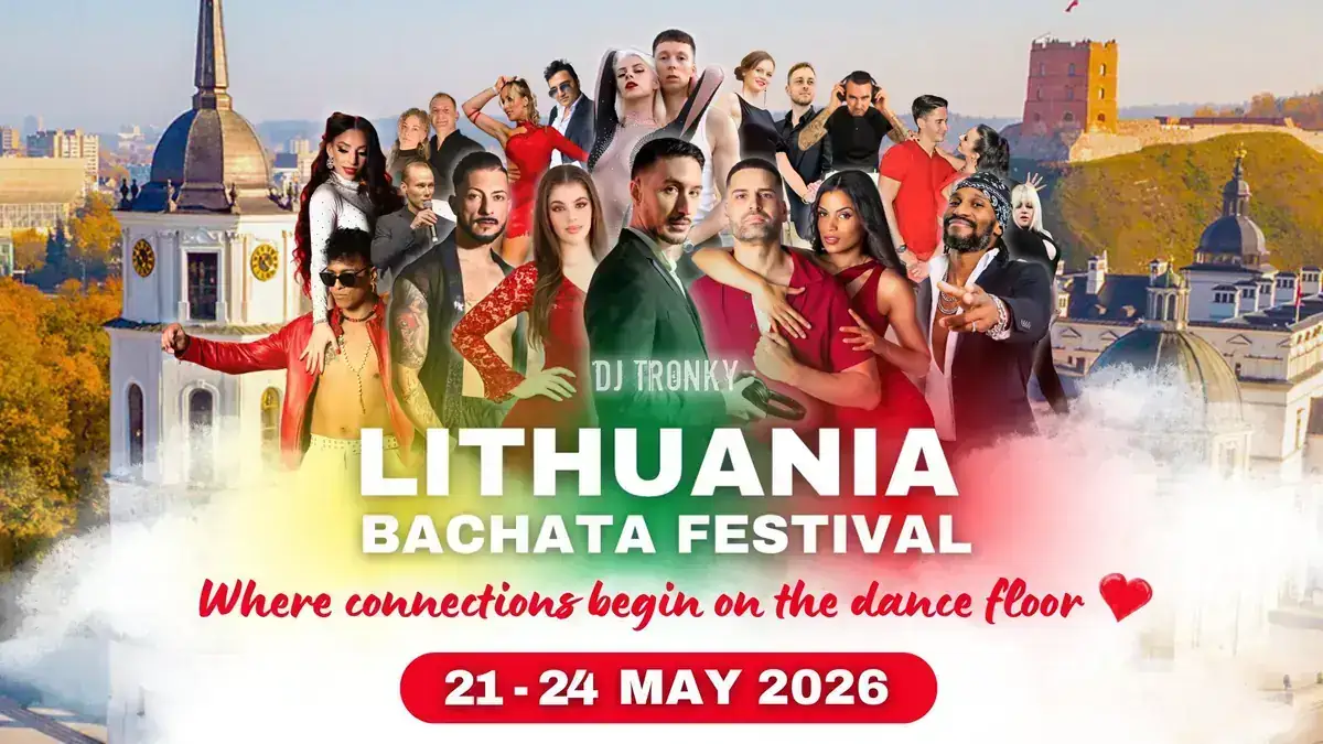 LITHUANIA Bachata Festival 🇱🇹 2026 ★ 21/22/23/24 May 2026 ★ – bachata, salsa festival in Vilnius, Lithuania