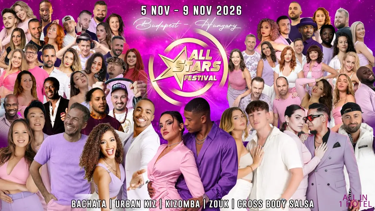 All Stars Festival 2026 - 13th edition - All in 1 Hotel - bachata, kizomba, salsa, zouk festival in Budapest, Hungary