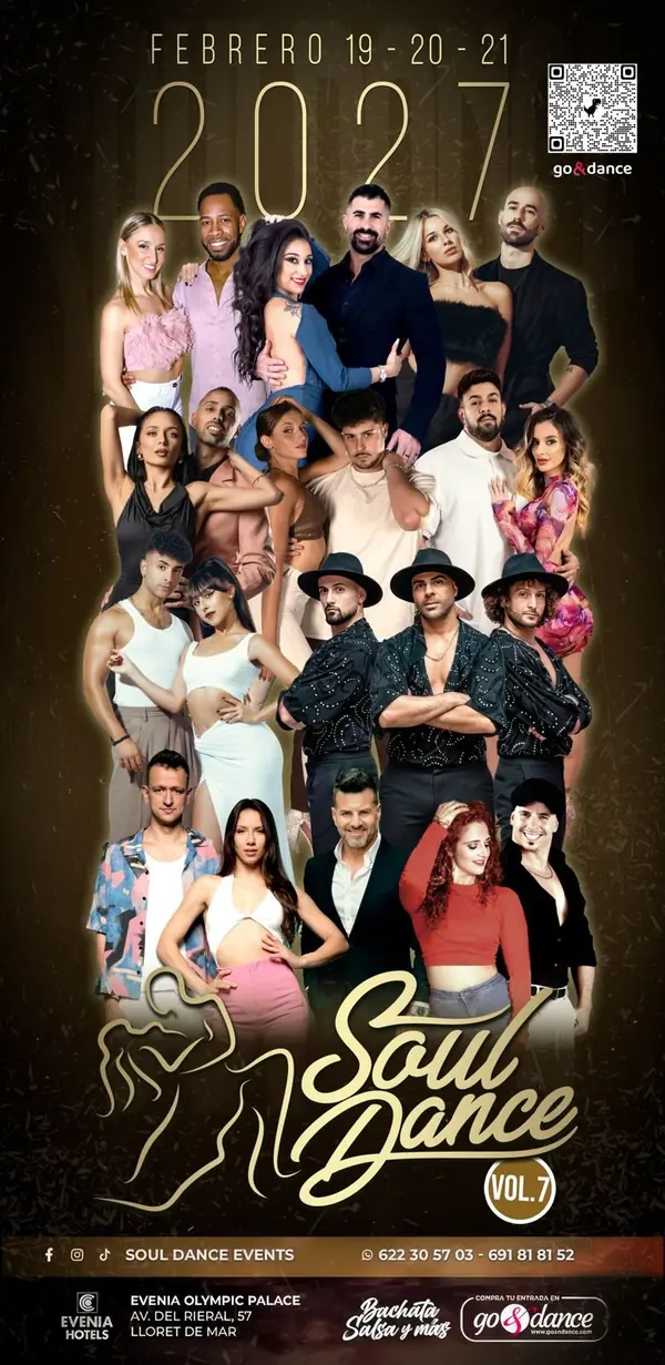 SoulDance Bachata & Salsa Festival Vol.7 - February 2027 – bachata, salsa festival in Lloret de mar, Spain