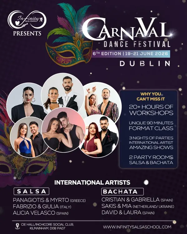Carnaval Dance Festival - bachata, salsa festival in Dublin, Ireland