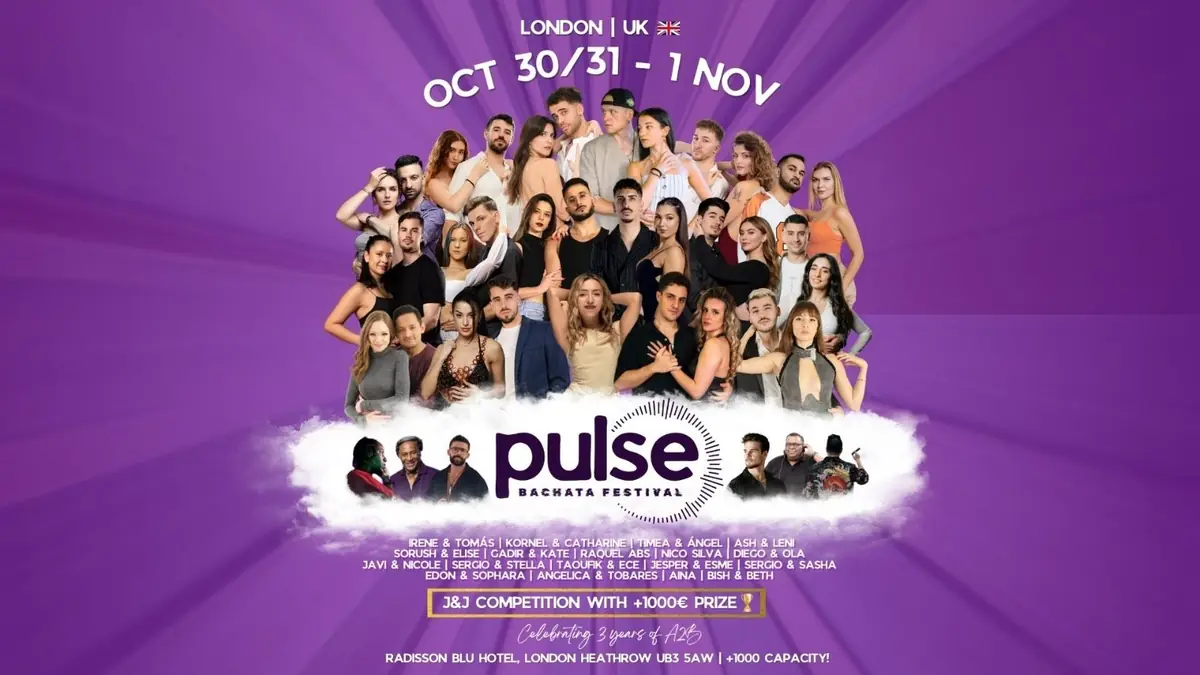 Pulse bachata festival 2026 – bachata festival in London Heathrow , United Kingdom