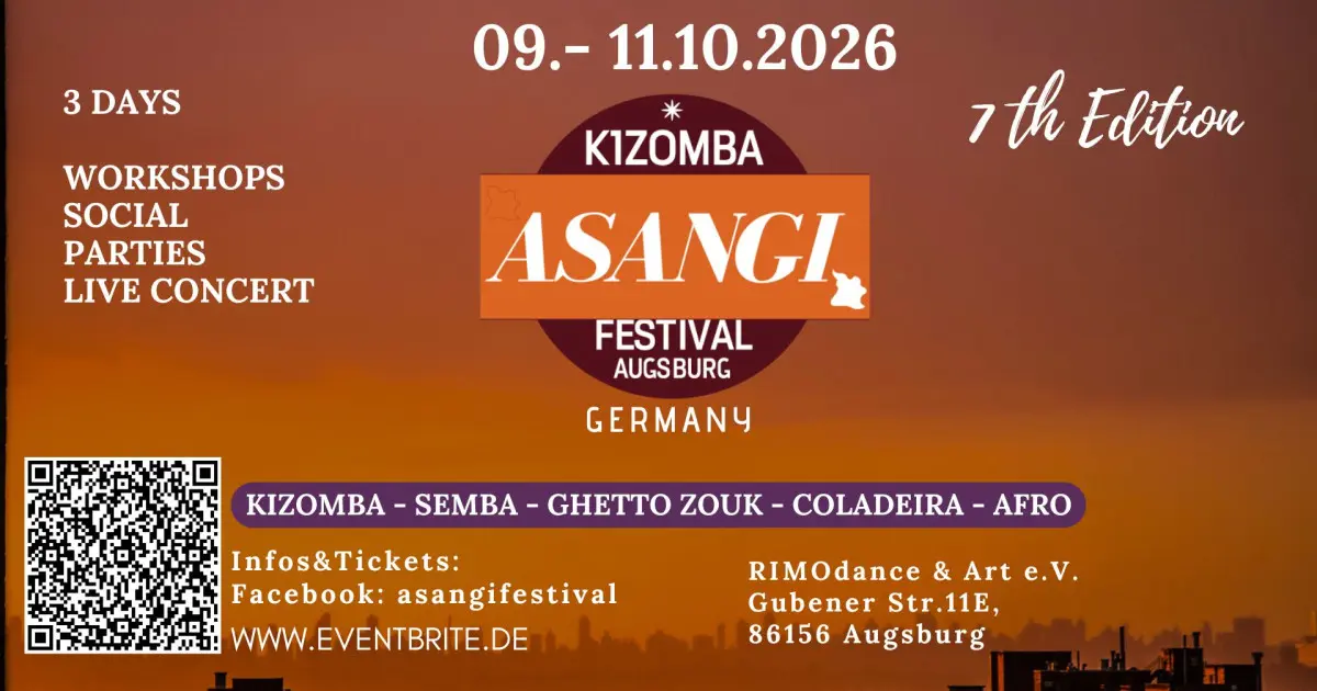 Asangi Kizomba Semba Afro Festival 7th Edition – kizomba and semba festival in Augsburg, Germany