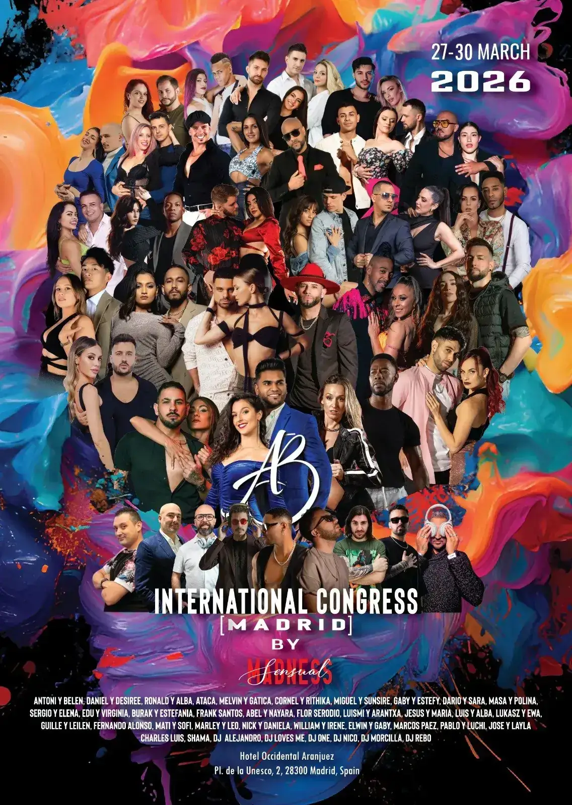 AB INTERNATIONAL CONGRESS [Madrid] by Sensual Madness – bachata, salsa festival in Aranjuez, Spain