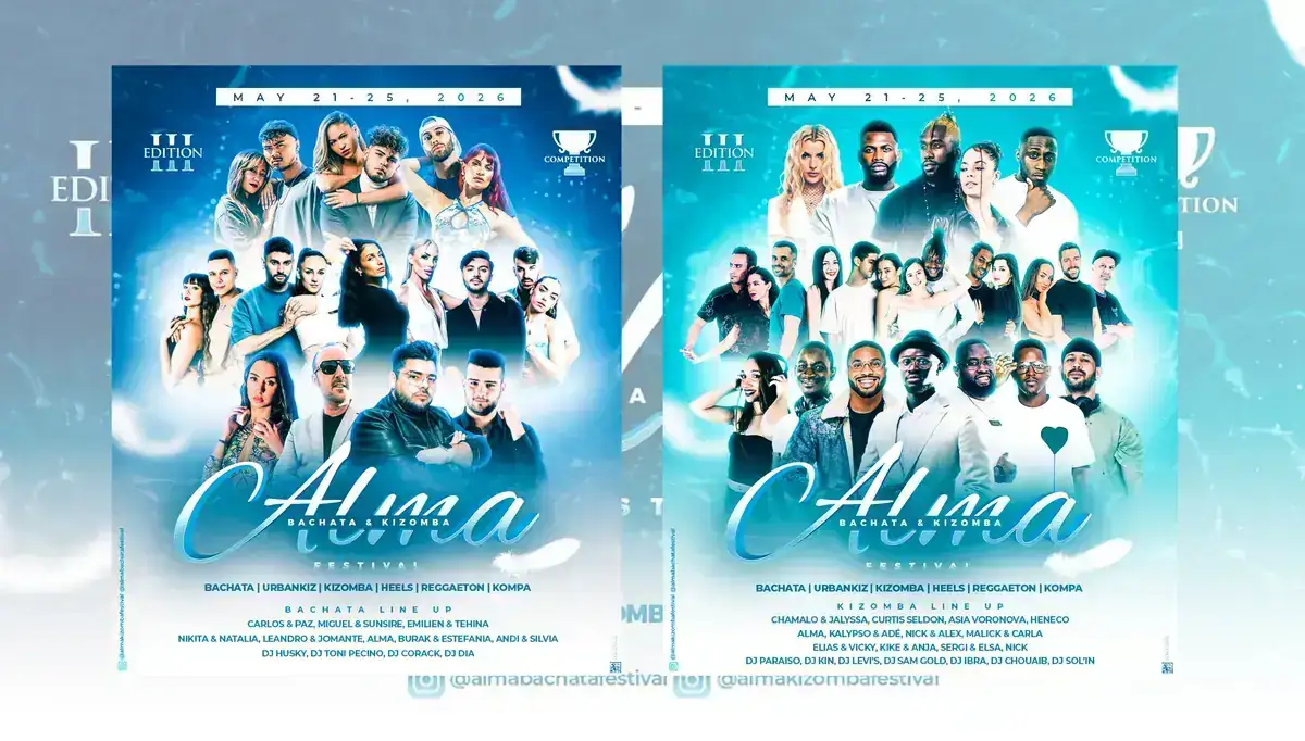 ALMA BACHATA & KIZOMBA FESTIVAL 2026 - III EDITION – bachata, kizomba festival in Santa Susanna, Spain