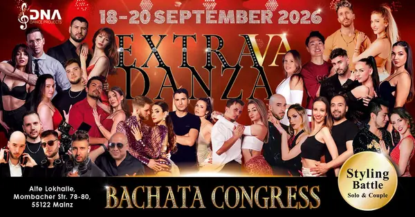 Extravadanza Bachata Congress 2026 – bachata festival in Mainz, Germany