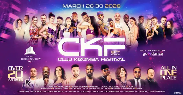 Cluj Kizomba Festival 2026 (8th edition) – bachata, kizomba, salsa festival in Cluj-Napoca, Romania