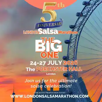 LONDON SALSA MARATHON/FEST 5 YEAR ANNIVERSARY 2026 – salsa festival in London, United Kingdom