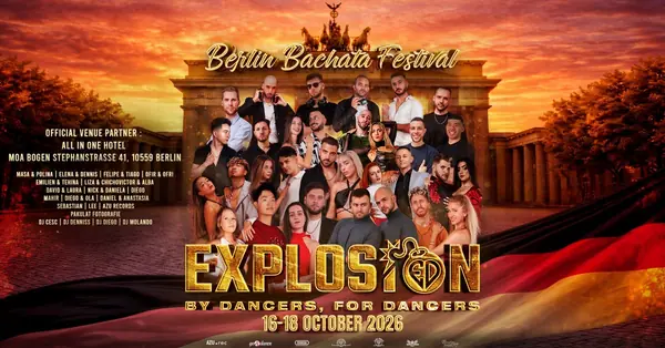 Explosion Berlin Bachata Festival 2026 #4 Edition - bachata festival in Berlin, Germany