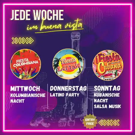 Noche Latina Party Fridays at Buena Vista Bar, Munich