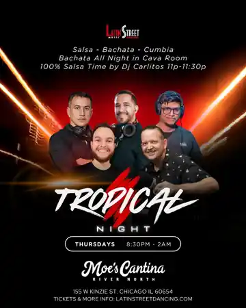 Tropical Thursdays at Moes Cantina River North at Moe's Cantina River North, Chicago