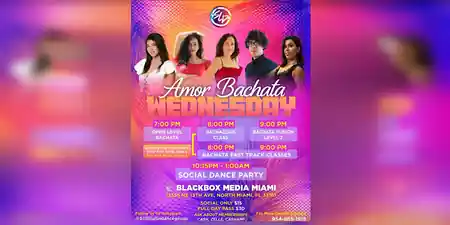 AMOR BACHATA Wednesday by SOFLO at Blackbox Media Miami, Miami