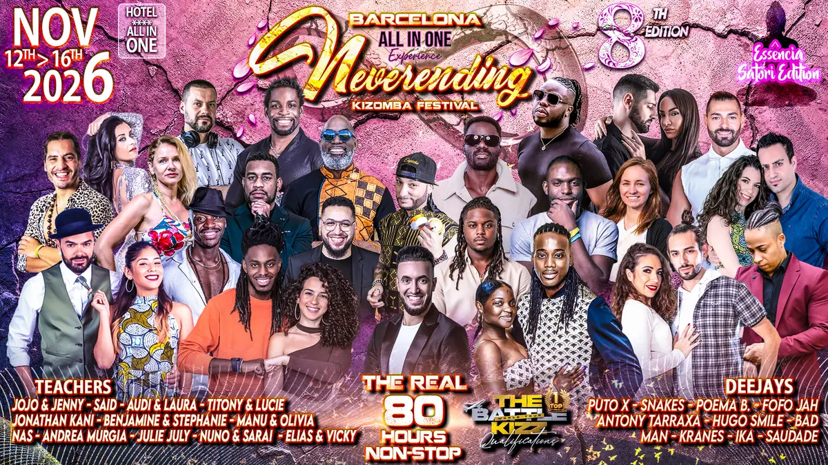 Neverending Kizomba Festival BARCELONA 2026 - 8th Ed. – kizomba festival in Platja d'Aro, Spain