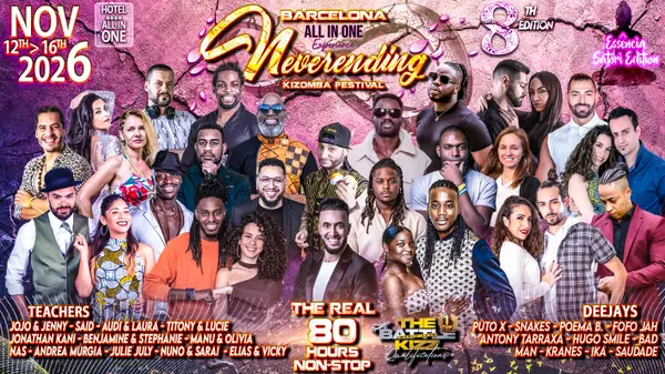 Neverending Kizomba Festival BARCELONA 2026 - 8th Ed. – kizomba festival in Platja d'Aro, Spain