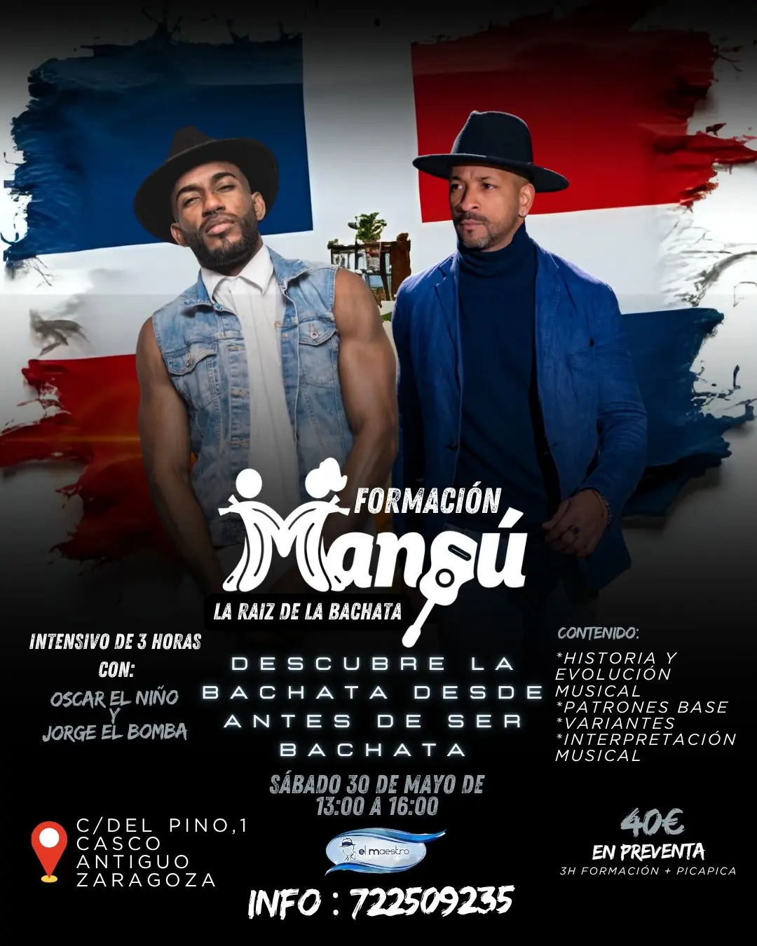 Tradicional Bachata from the root 3h ZARAGOZA – bachata festival in Zaragoza , Spain
