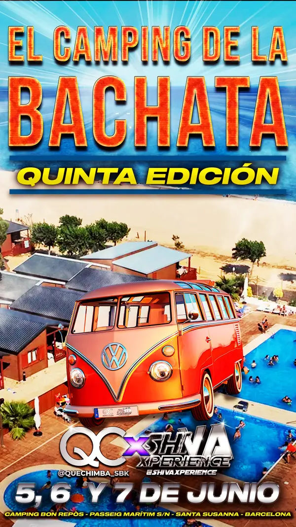 🏕️🏖️ EL CAMPING  DE LA BACHATA 2026 🏕️🏖️ – bachata festival in Santa Susanna, Spain