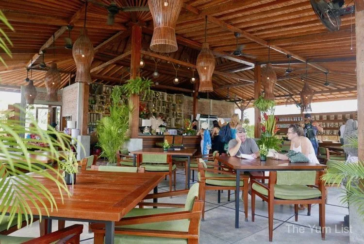 Beach Garden organic kitchen restaurant outdoor seating area, Canggu, Bali — salsa, bachata venue in Bali