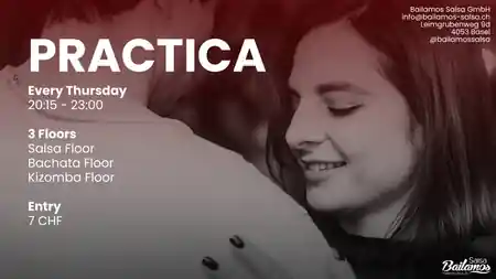 Bailamos Salsa, Basel – dancers at a practica session