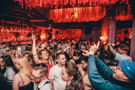 Dance area and seating at Mojitos Casa Latina Krakow — salsa, bachata venue in Krakow