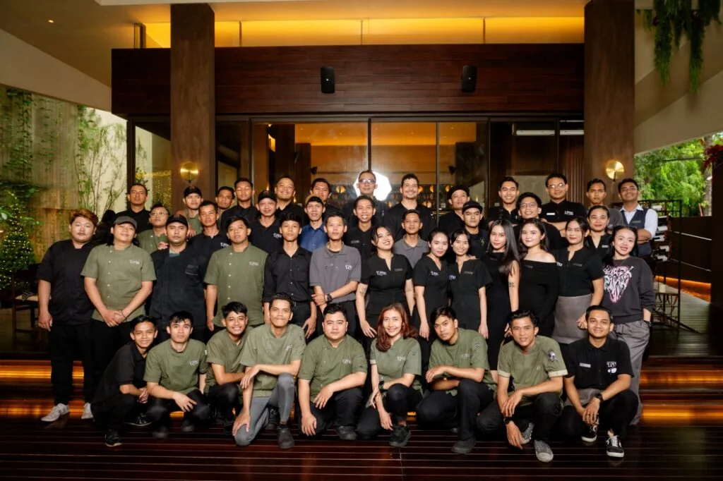 Casalena Jakarta restaurant and dance venue interior with warm Latin decor