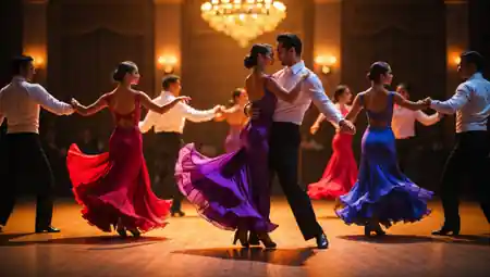 Couple dancing bachata at Bachata Master Studio in Lodz