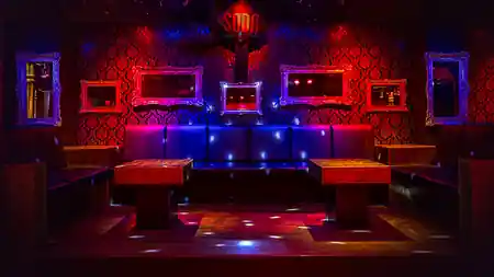 Soda Club Berlin lounge and dance venue interior — salsa, bachata, kizomba venue in Berlin