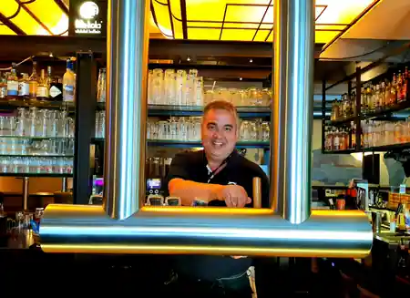 Bar interior with seating and warm atmosphere at Jake and Son Bad Kreuznach — salsa, bachata, kizomba venue in Bad Kreuznach
