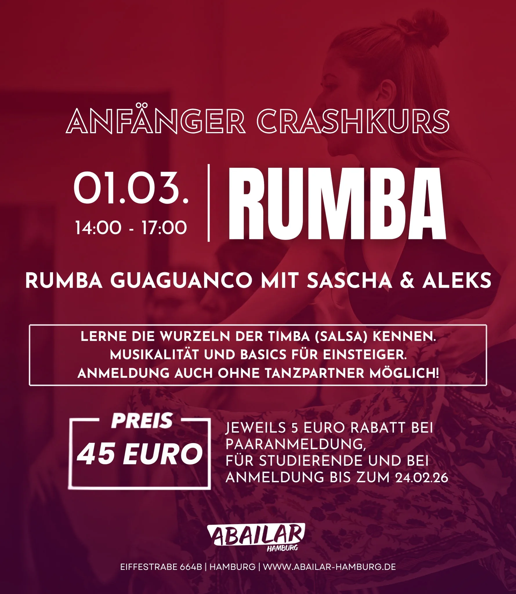 A Bailar Hamburg - Salsa, Bachata, Kizomba dance venue in Hamburg