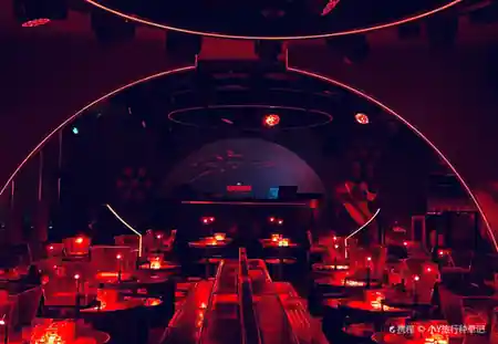 PEUAPEU X interior with dance floor and stage lighting in Shenzhen — salsa, bachata venue in Shenzhen