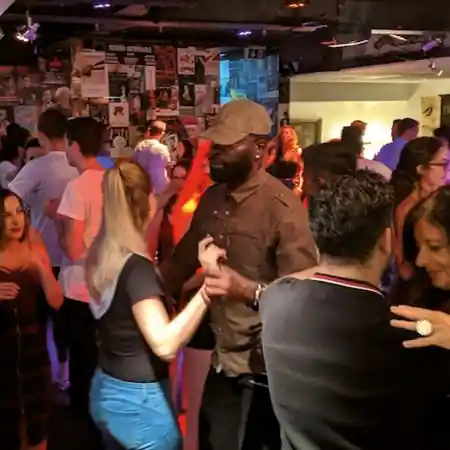 KulturBistro, Bern – event space with warm lighting and seating area — salsa, bachata, kizomba venue in Bern